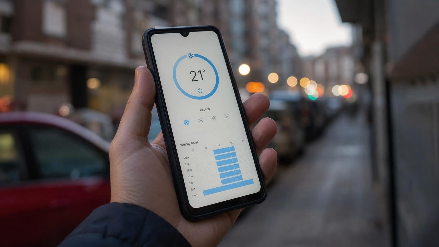 Conecté el aire acondicionado al wifi para prenderlo desde la calle: la app le avisaba a un servidor a qué hora salgo y a qué hora vuelvo todos los días