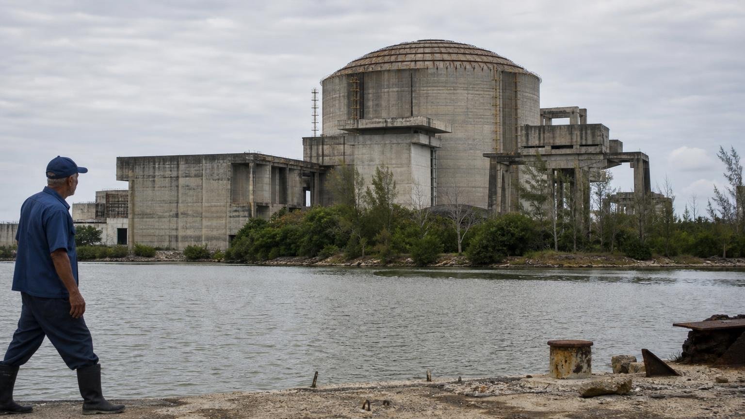 Cuba levantó desde 1983 una central nuclear de dos reactores soviéticos en la bahía de Cienfuegos: nunca recibió una barra de uranio y su cúpula de hormigón sigue en pie