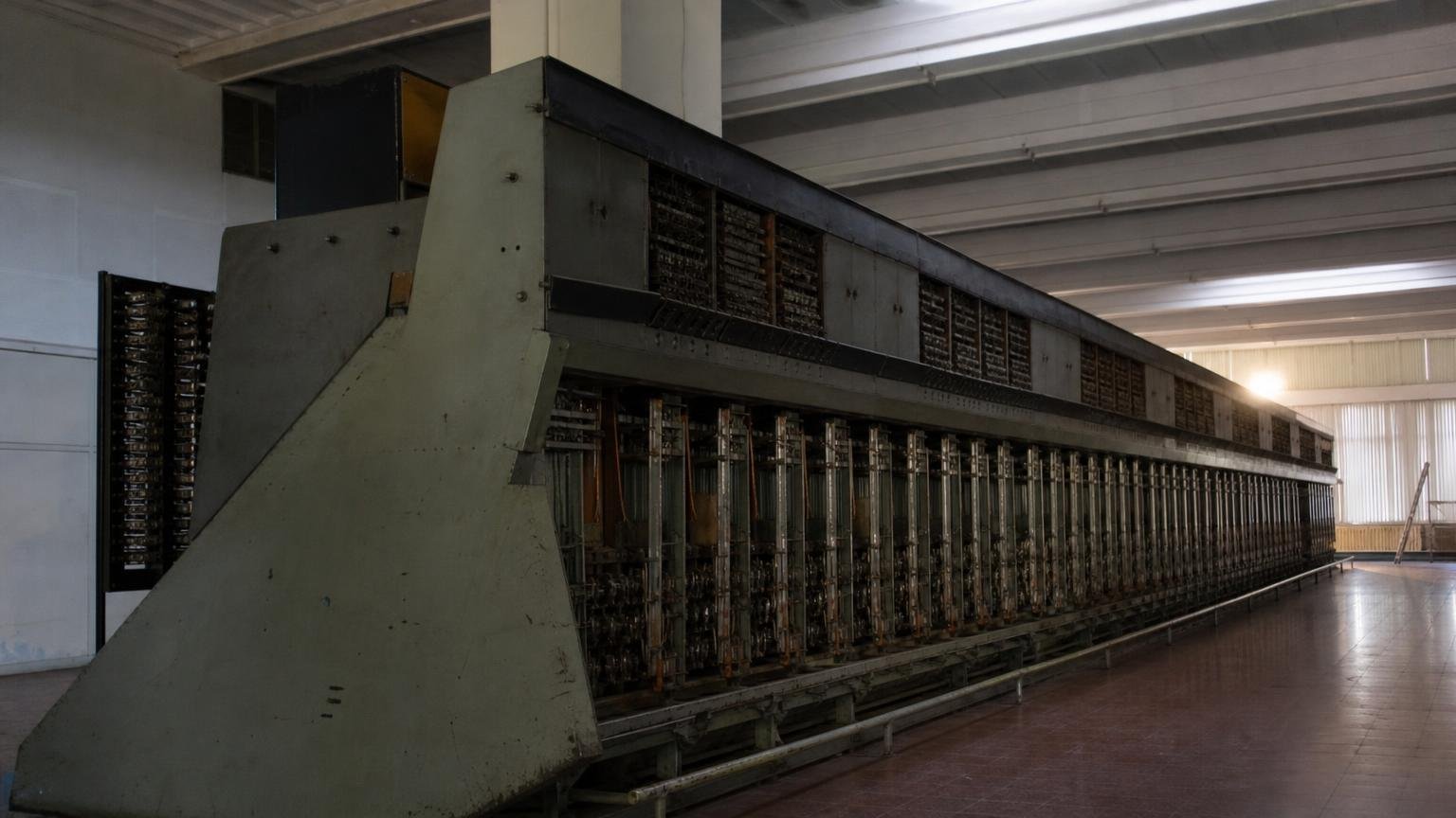 En un pabellón de la Ciudad Universitaria de Buenos Aires funcionó desde 1961 una máquina de 18 metros bautizada por la canción que tocaba y que nadie volvió a encender desde 1971
