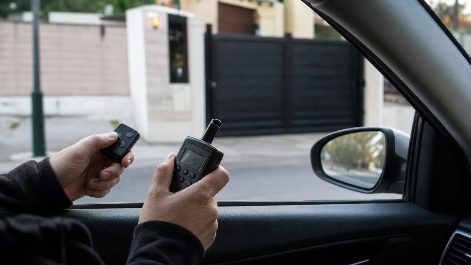 Pensabas que el control del portón solo abría y cerraba: el código que manda se puede copiar desde un auto estacionado enfrente y usar cuando no estás