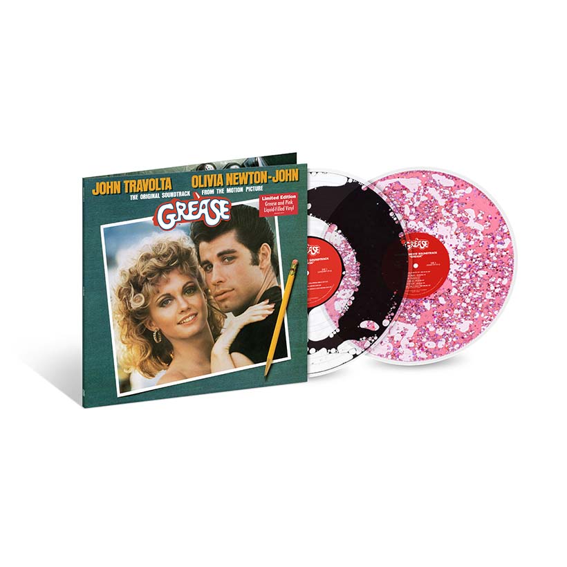 La banda sonora de 'Grease' se imprime en vinilo lleno de líquido