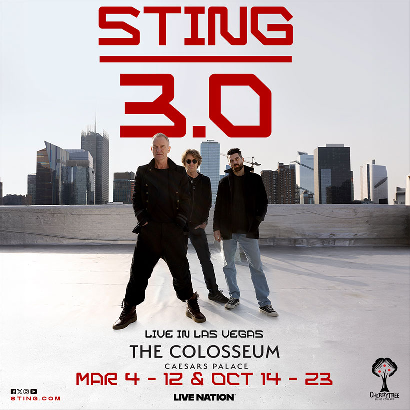 Sting 3 poster by Carter B. Smith Courtesy of Livenation